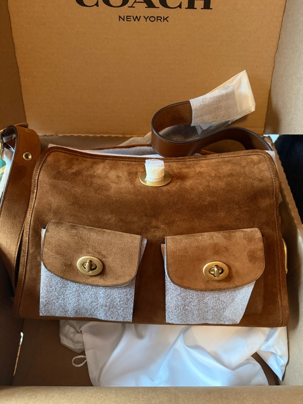 Coach Turnlock Haversack Bag